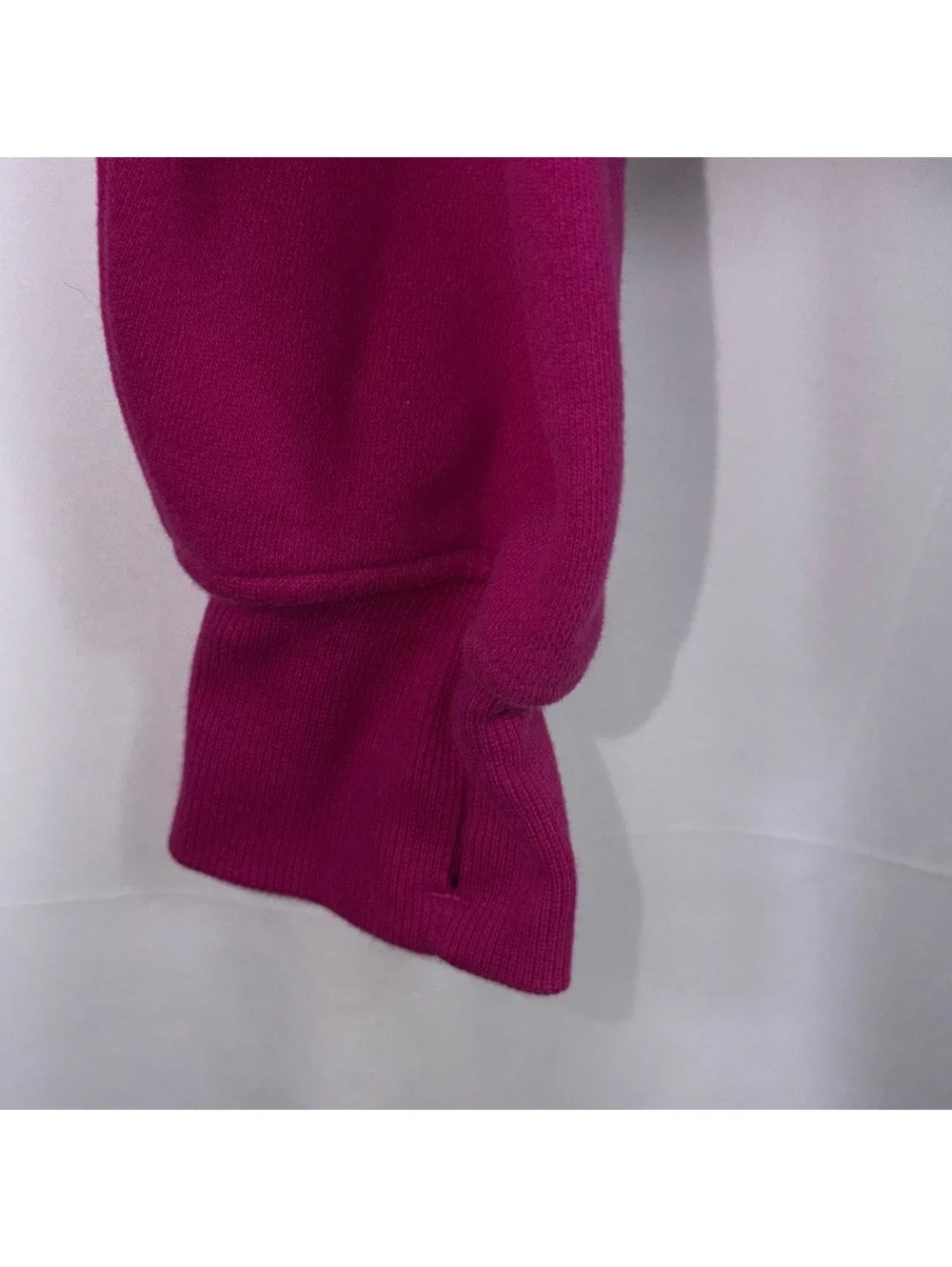 Lululemon Women’s XS/S Pink Half Zip Cropped Scuba Hoodie Gold Zip